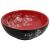 Lavoar de blat, negru și roșu, rotund, Φ41x14 cm, ceramică GartenMobel Dekor