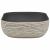 Lavoar de blat gri/negru 48x37,5x13,5 cm, ceramică, dreptunghi GartenMobel Dekor