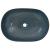 Lavoar de blat, nisipiu și albastru 59x40x14 cm, ceramică, oval GartenMobel Dekor