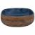 Lavoar de blat, maro și albastru, 59x40x14 cm, ceramică, oval GartenMobel Dekor