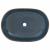 Lavoar de blat, nisipiu și albastru 59x40x14 cm, ceramică, oval GartenMobel Dekor