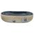 Lavoar de blat, nisipiu și albastru 59x40x14 cm, ceramică, oval GartenMobel Dekor
