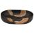 Lavoar de blat, negru, 59x40x14 cm, ceramică, oval GartenMobel Dekor