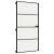 Ușă interior negru 102,5x201,5 cm sticlă securiz./aluminiu slim GartenMobel Dekor