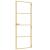 Ușă interior Slim auriu 76x201,5 cm sticlă securizată/aluminiu GartenMobel Dekor