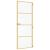 Ușă interior Slim auriu 76x201,5 cm sticlă securizată/aluminiu GartenMobel Dekor
