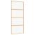 Ușă glisantă, auriu, 90x205 cm, sticlă ESG mată și aluminiu GartenMobel Dekor