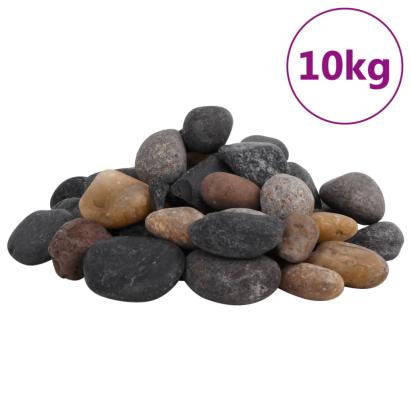 Pietricele lustruite, 10 kg, culori mixte, 5-8 cm GartenMobel Dekor