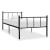 Cadru de pat, negru, 90 x 200 cm, metal GartenMobel Dekor
