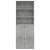 Dulap înalt, gri beton, 70x42,5x185 cm, lemn prelucrat GartenMobel Dekor
