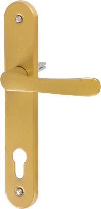 Clichet pentru ușă interior MagicHome Manuela V90, auriu, cu șild oval