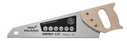 Fierăstrău manual Pilana Energy Cut 400 mm, coadă de rândunică, mâner din lemn