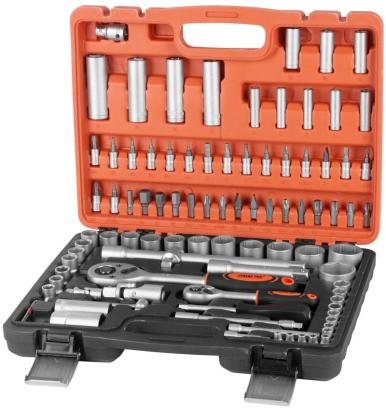 Trusă de scule Strend Pro WT940, 94 piese, cu tubulare și biți