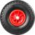 Roată de schimb pentru cărucior Handtruck 812, 4.10/3.50-4, ax 20 mm