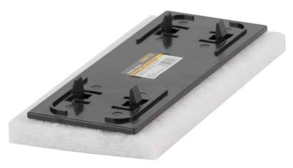 Gletieră Strend Pro cu fetru pentru tencuieli, 250x120x20 mm, albă