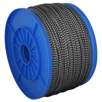 Frânghie din polipropilenă Strend Pro 3 mm, 380 m, 43 kg, neagră