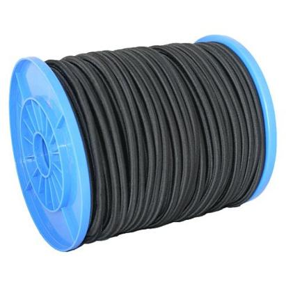 Gumolano elastic Strend Pro R100, 8 mm, 90 m, negru, sarcina 120 kg