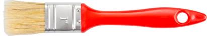 Pensulă plată Strend Pro Brisk 1” pentru vopsit, cu mâner PVC roșu