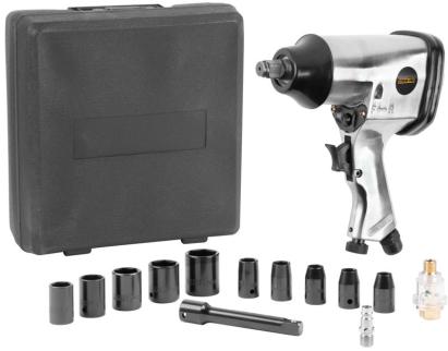 Set pistol impact pneumatic pentru compresor Airtool WF-002A, 17 piese