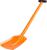 Lopată auto pliabilă Strend Pro Oxford CS325 din metal, portocalie