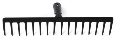 Greblă de grădină Strend Pro Premium R-606, 14 dinți forjați, fără coadă