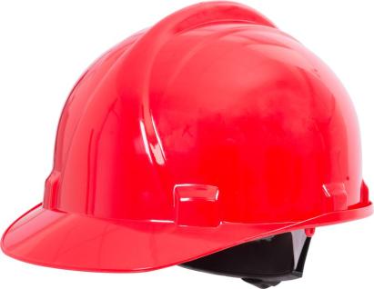 Cască de protecție Strend Pro SP107, roșie, pentru șantier și industrie