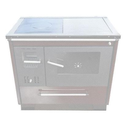 Platan pentru sobă PELA1.H cu gaură pentru plită, 5.93 kg