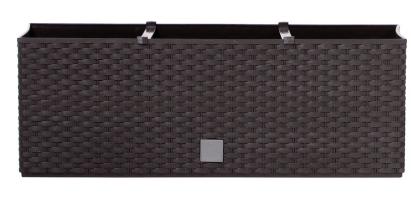 Kvetináč RATO Case 500, hnedý, CWS, so zavlažovacím systémom