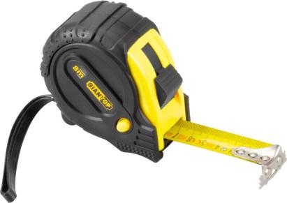 Ruletă GIANT CR-87 CE 8 m, 26 mm, cu frână și magnet, auto-retractabilă