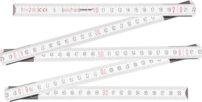 Metru pliant din lemn Strend Pro Premium WR105, 1 m, pentru măsurători precise