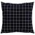 Perne decorative În carouri 4 pcs Carouri Negre 60 x 60 cm GartenMobel Dekor