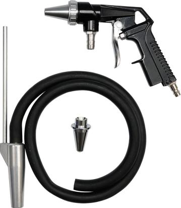 Pistol de sablare Airtool PS-1 cu furtun pentru compresor, set complet
