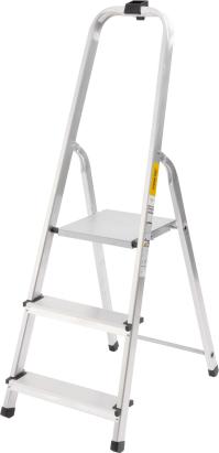 Scară pliabilă din aluminiu Strend Pro ALD, 3 trepte, max. 125 kg