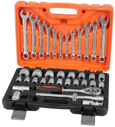 Trusă de scule Strend Pro S237, 37 piese, 1/2”, în valiză