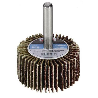 Disc lamelar pe tijă Konner FW402 P60, 40x20 mm, pentru bormașină