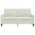 Canapea cu 2 locuri, crem, 140 cm, catifea GartenMobel Dekor