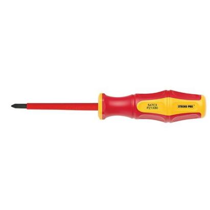 Șurubelniță electrician Strend Pro CX547B VDE PH0x60 mm, Phillips, izolată 1000 V