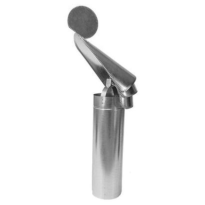 Pălărie (cocoș) pentru coș de fum Ø200 mm, cu tub 0,5 m, oțel DX51D