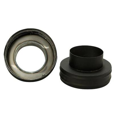 Reducție fum 180/120 mm din oțel 1,5 mm pentru sobă și coș