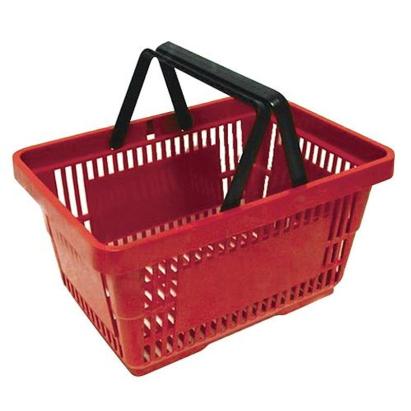 Cos de cumparaturi Racks Shopper 20 L, rosu, cu manere pliabile