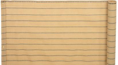 Tkanina tieniaca GoldScreen BE 1x5 m, UV, 185 g/m2, béžová, s okami 50 cm