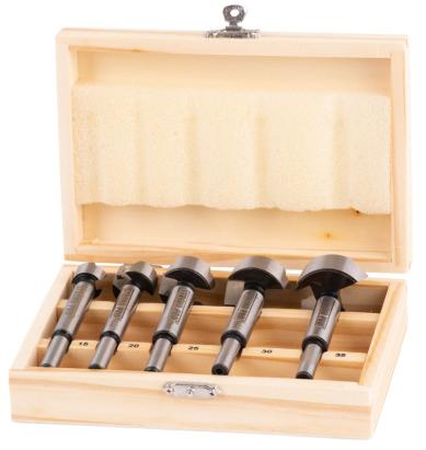 Set burghie Forstner Strend Pro FS056 pentru lemn, 5 piese, 15–35 mm