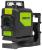 Laser nivel Strend Pro Industrial 901CG 360° verde, cruce, 50 m cu detector