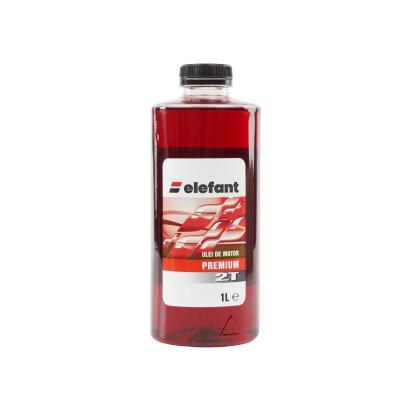 Ulei 1L, rosu amestec. motoare 2T 30ml/l, Elefant