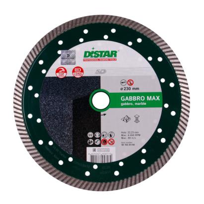 Disc diamantat Distar Gabbro Max 230 mm pentru granit si marmura, taiere rapida
