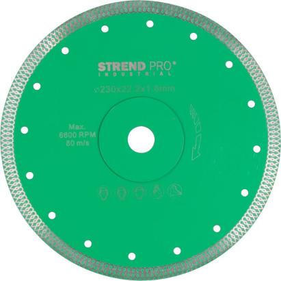 Disc diamantat ultra subțire Strend Pro Industrial 230x22,2x1,8 mm