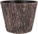 Ghiveci decorativ Strend Pro Woodeff 37,5x30 cm, nuc, efect lemn