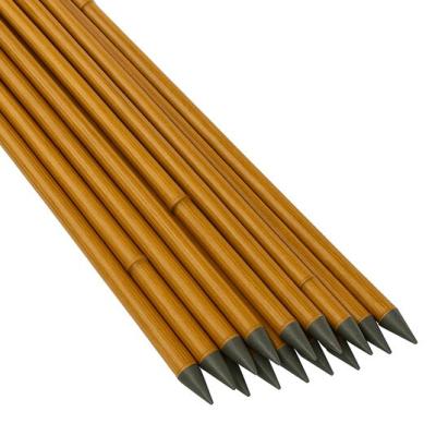 Set 25 araci/suport pentru rosii, castraveti, fasole, metal + PVC, maro, 210x1.6 cm, Artool GartenVIP DiyLine