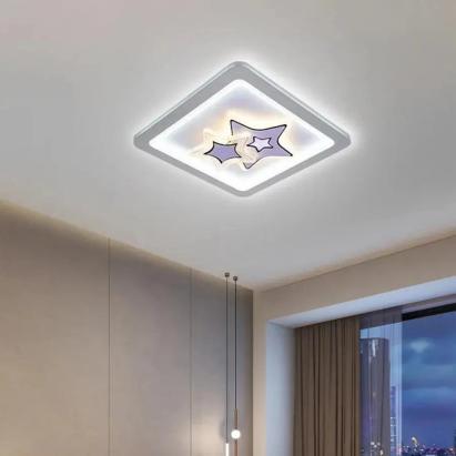 Lustra LED KATHLEEN RGB 15W, lumina Calda/Neutra, Alb