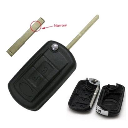 Carcasă cheie tip briceag compatibilă Land Rover, 3 butoane, lamelă HU101